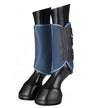 LeMieux Carbon Mesh Wrap Boots - Blue/Grey - Large image
