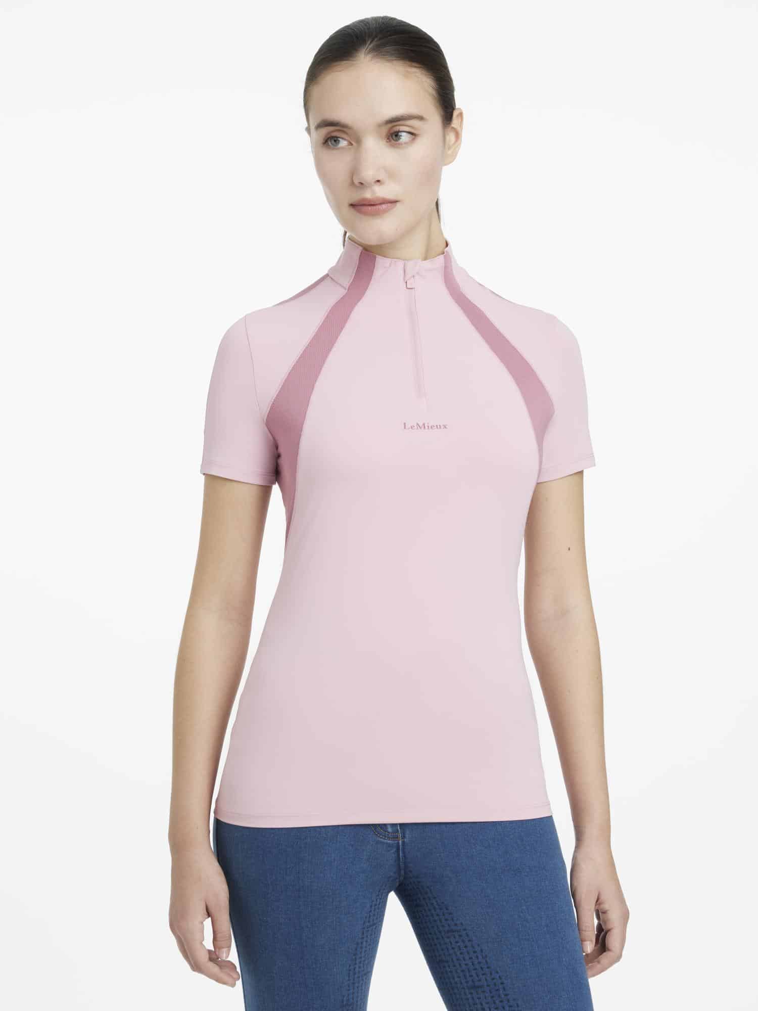 LeMieux Maria Mesh Short Sleeve Baselayer - Blossom image 2