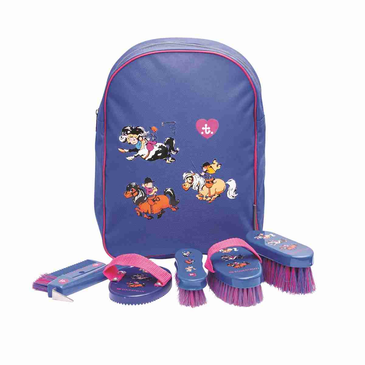 Hy Equestrian Thelwell Collection Race Complete Grooming Kit Rucksack image 0
