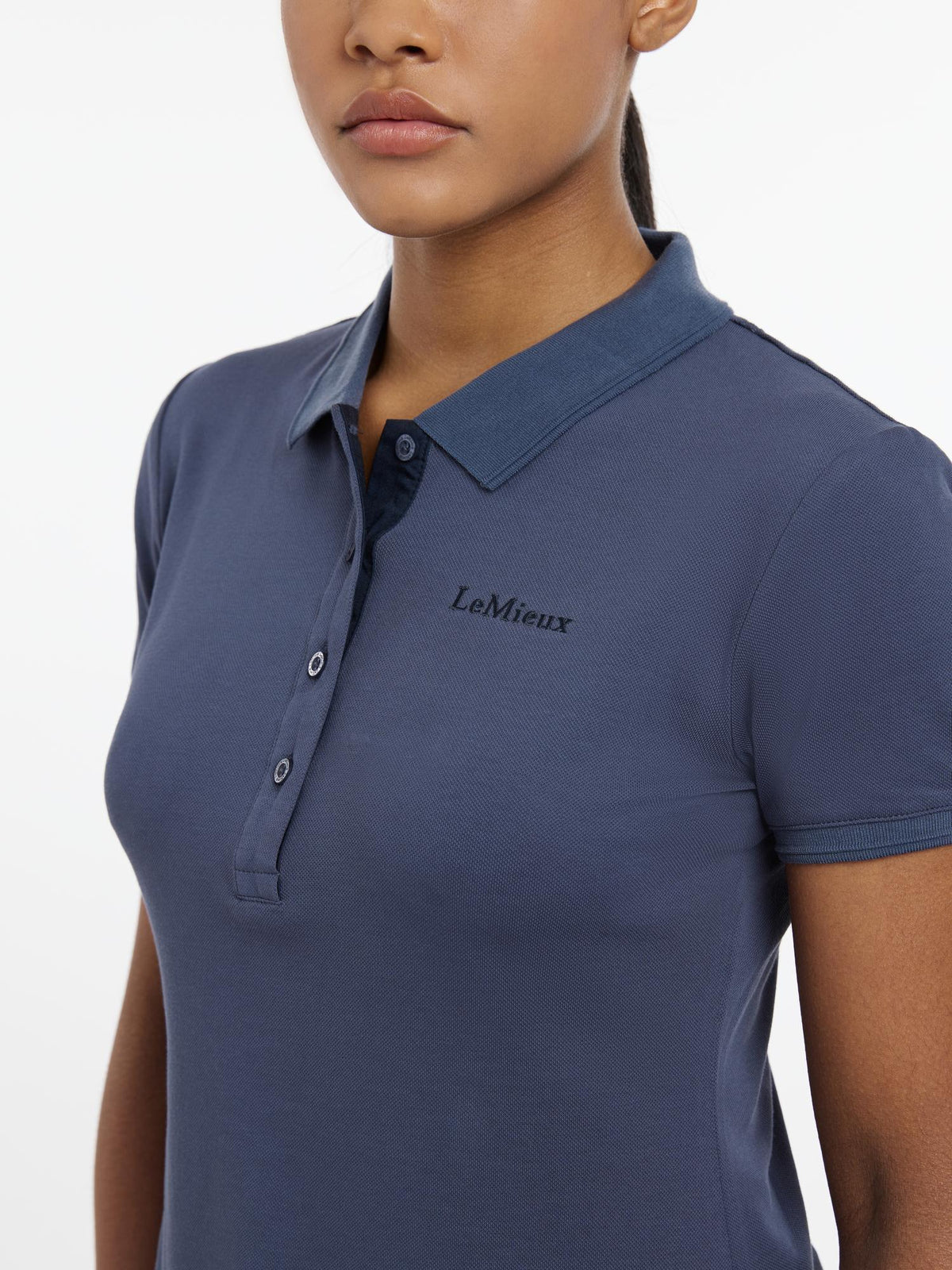 LeMieux Classique Polo Shirt - Dusk Blue image 2
