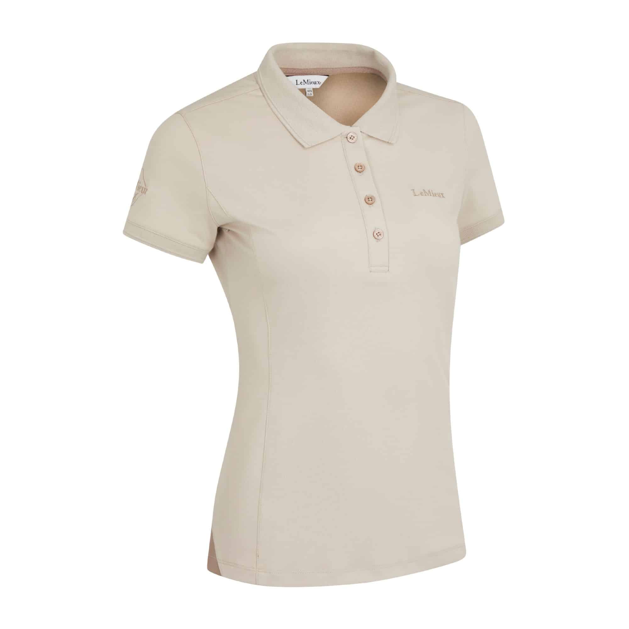 LeMieux Classique Polo Shirt - Stone image 1