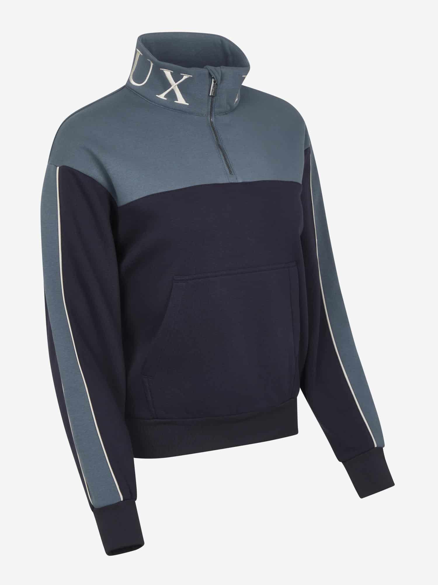 LeMieux Kali Quarter Zip Sweat - Navy/Petrol image 7