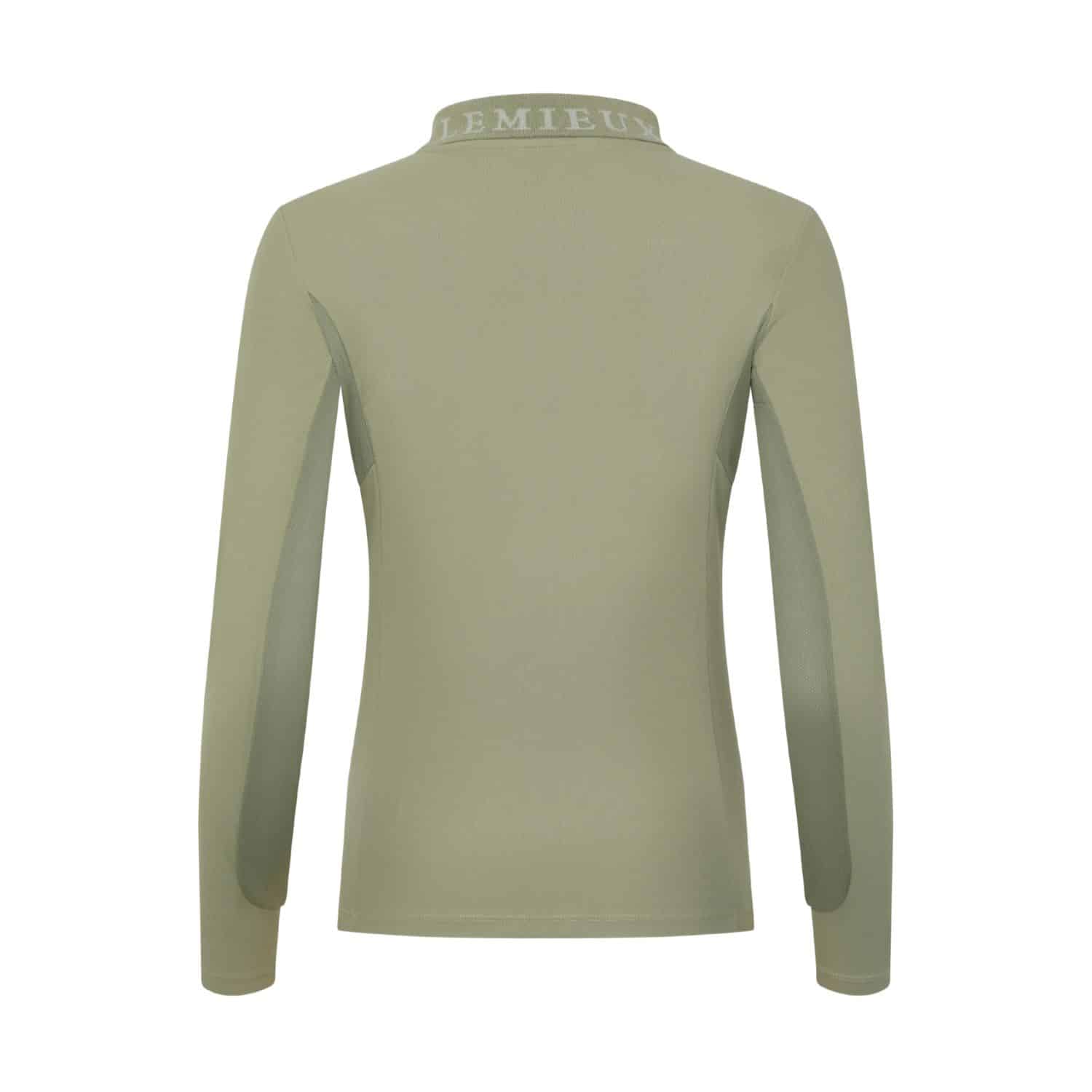 LeMieux Long Sleeve Sport Polo Shirt - Fern image 1
