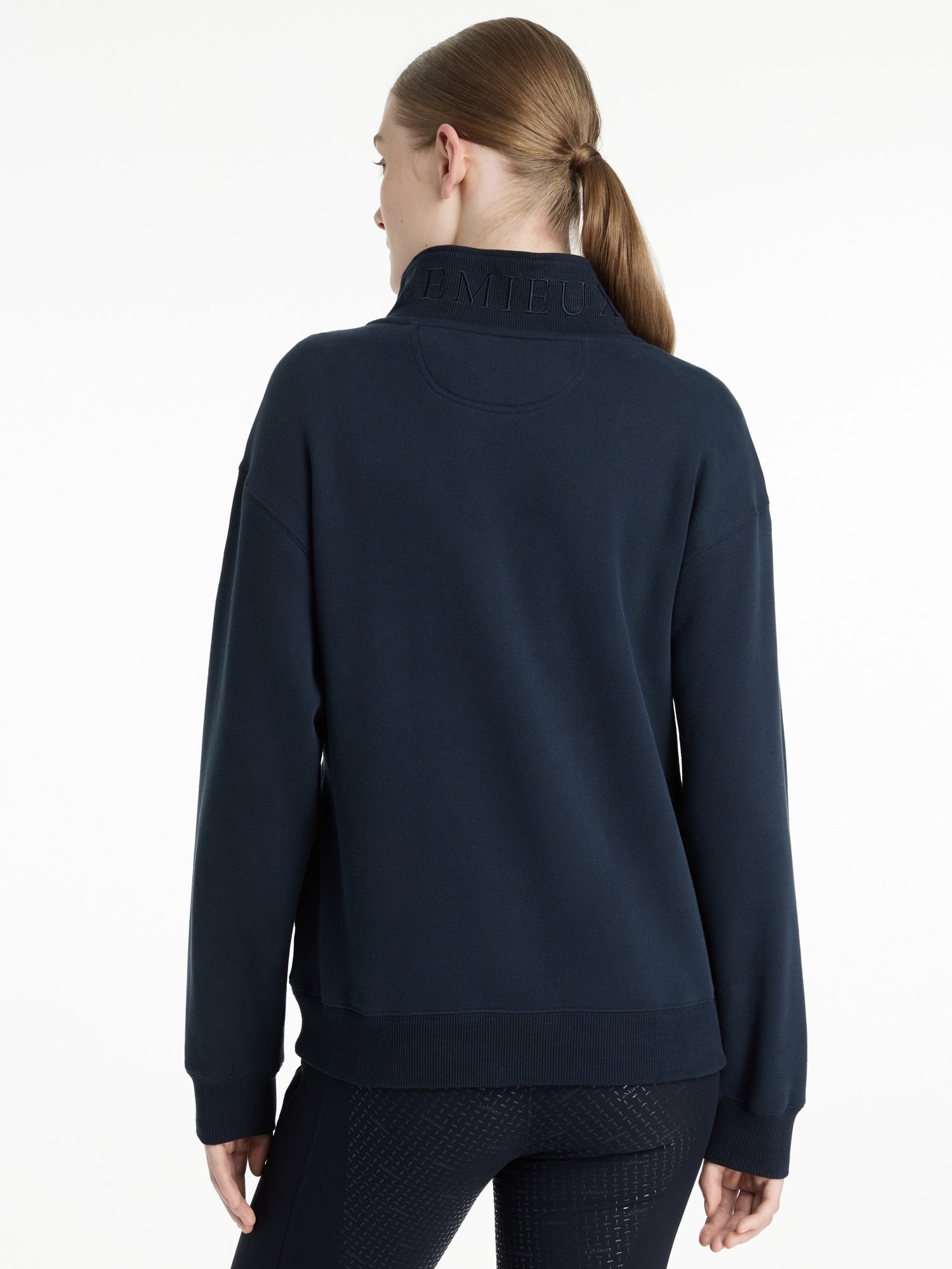 LeMieux Keira Quarter Neck Sweat - Navy image 1