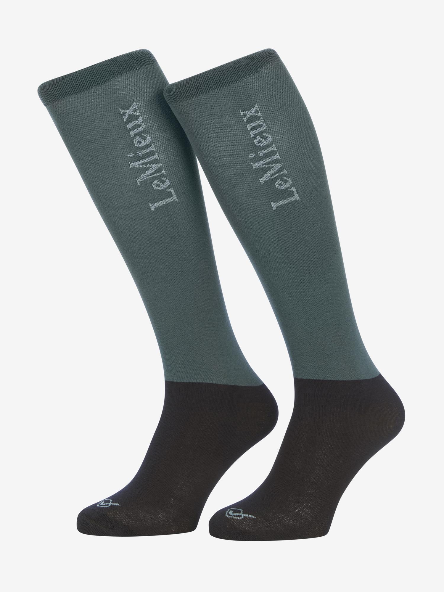 LeMieux Competition Socks (Twin Pack) - Petrol image 0