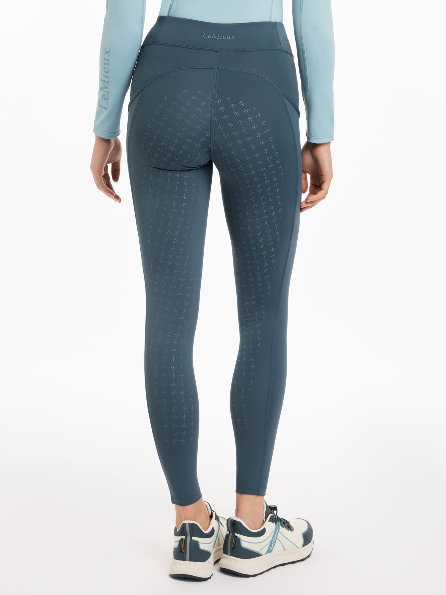 LeMieux Naomi Pull On Breeches - Petrol image 1