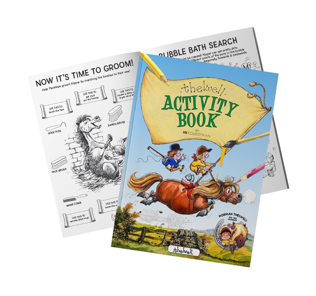 Hy Equestrian Thelwell Collection Activity Book - A4 image 2