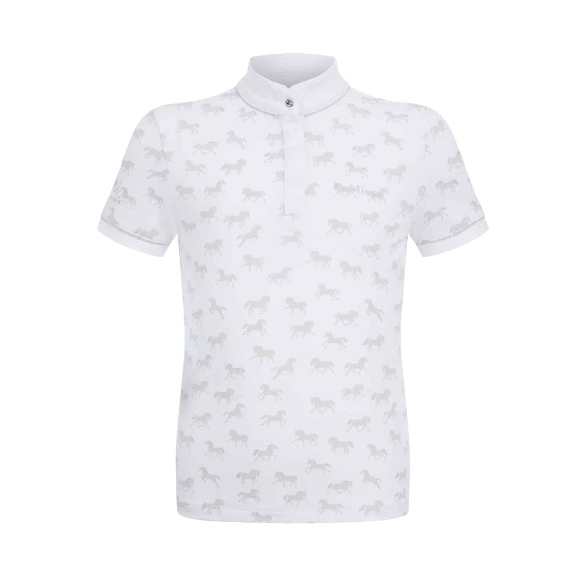 LeMieux Mini Bella Show Shirt - White/Ponies image 0