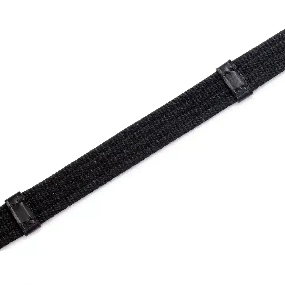 Hy Equestrian Continental Reins - Black, Full 5/8'' image