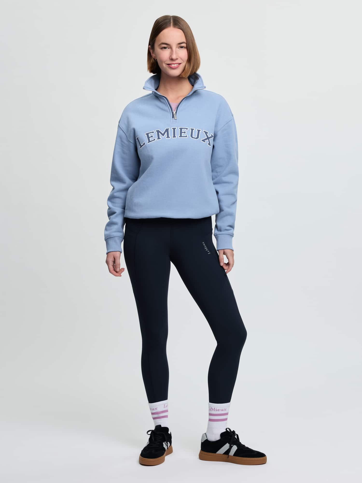 LeMieux Kelsie Quarter Neck Sweat - Powder Blue image 4