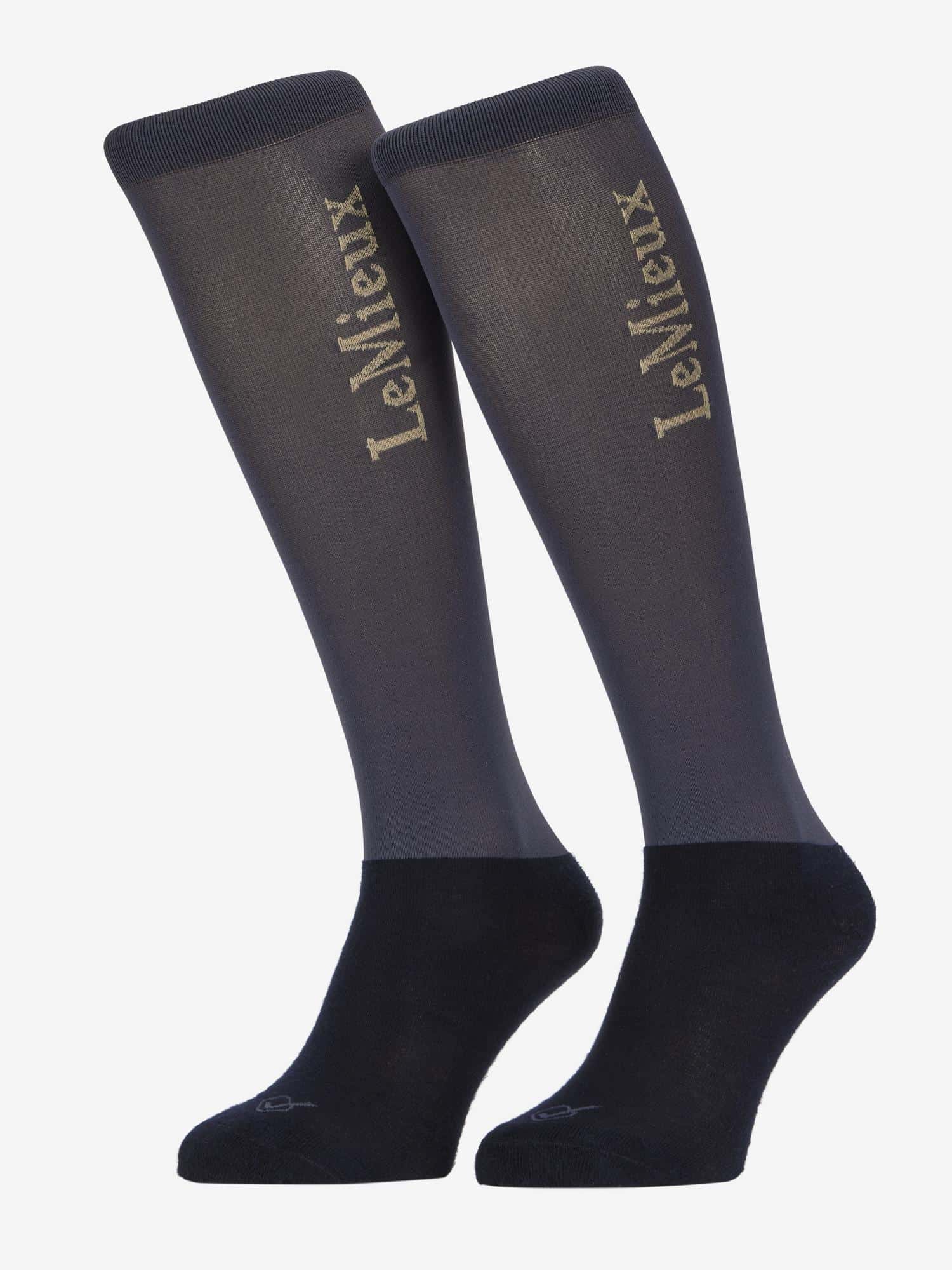 LeMieux Competition Socks 2 pack - Dusk Blue image 2