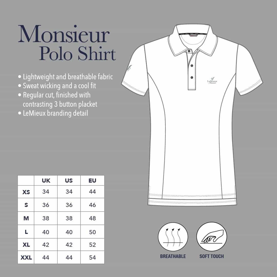 LeMieux Monsieur Polo Shirt - Navy image 1