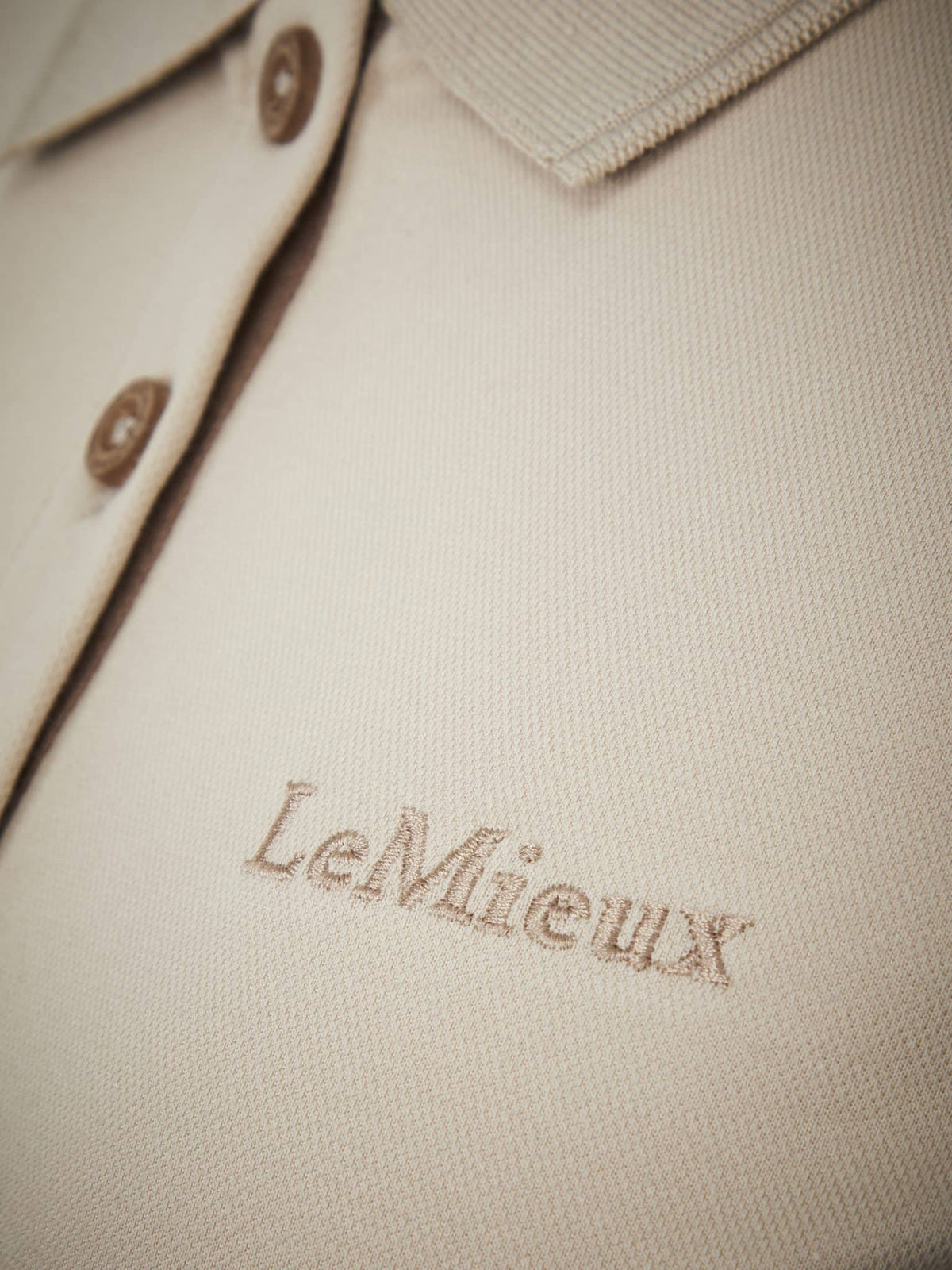 LeMieux Classique Polo Shirt - Stone image 3