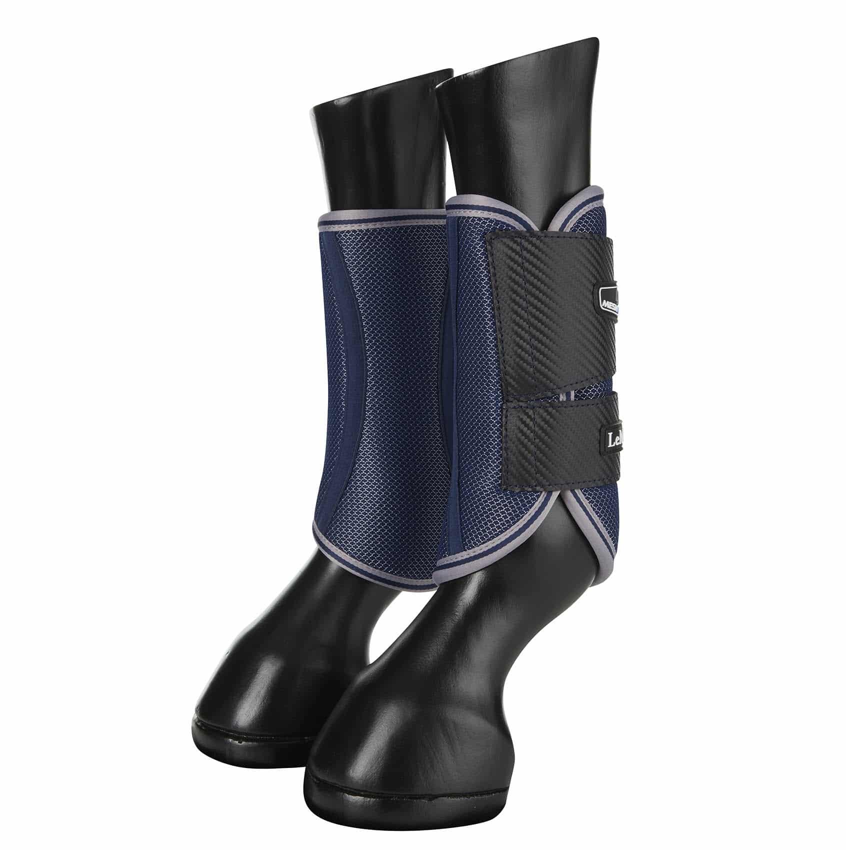 LeMieux Carbon Mesh Wrap Boots - Navy image 0