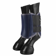 LeMieux Carbon Mesh Wrap Boots - Navy image 0