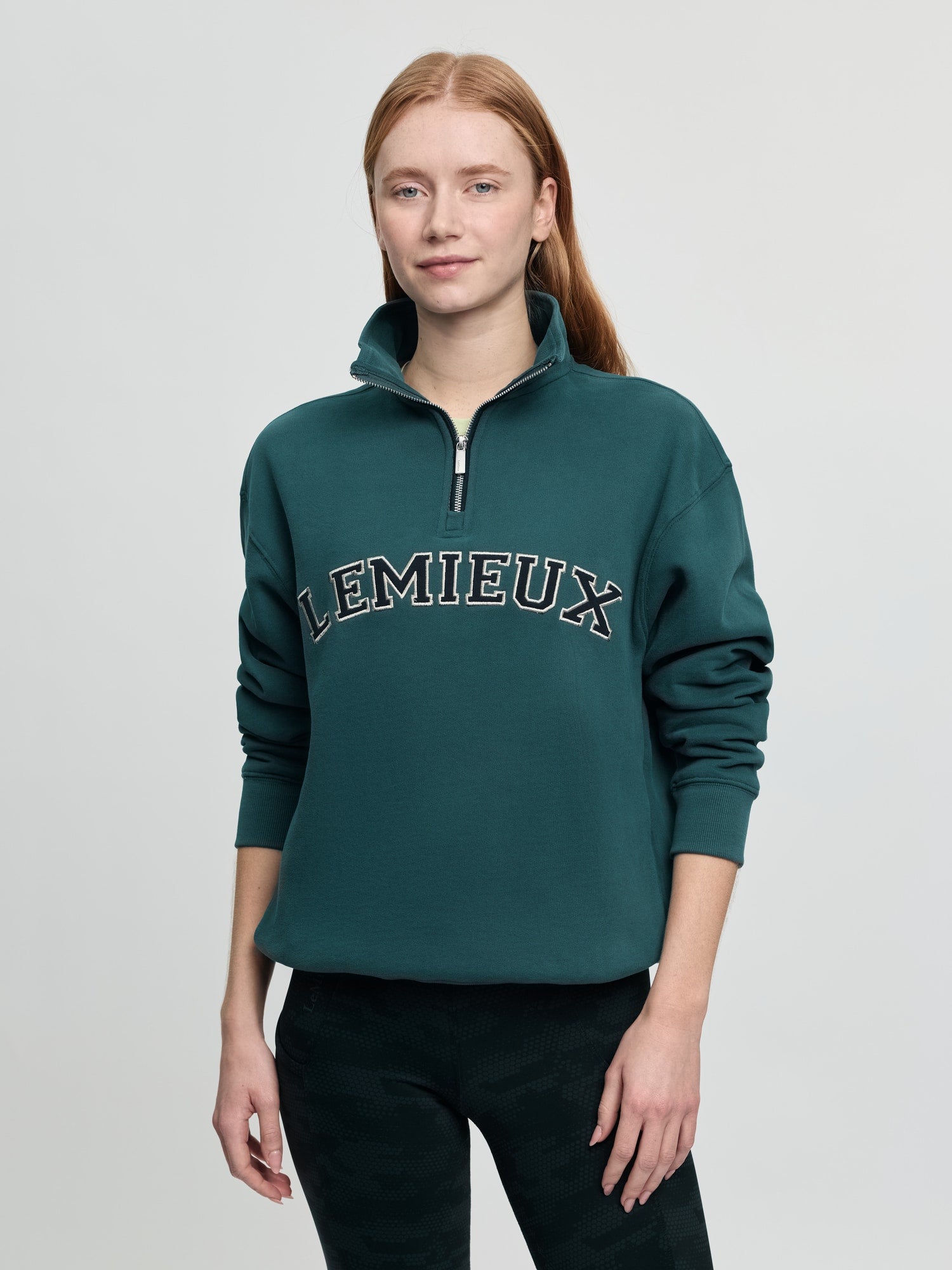 LeMieux Kelsie Quarter Neck Sweat - Jungle image 3