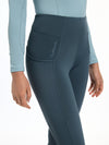 LeMieux Naomi Pull On Breeches - Petrol image 3