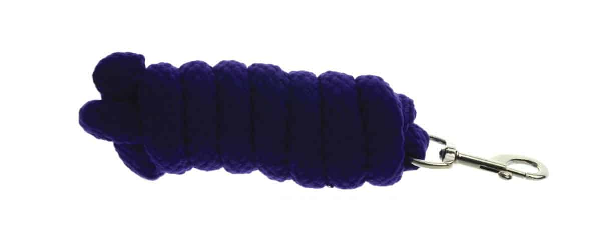 Hy Equestrian Extra Thick Extra Soft Lead Rope - Navy image