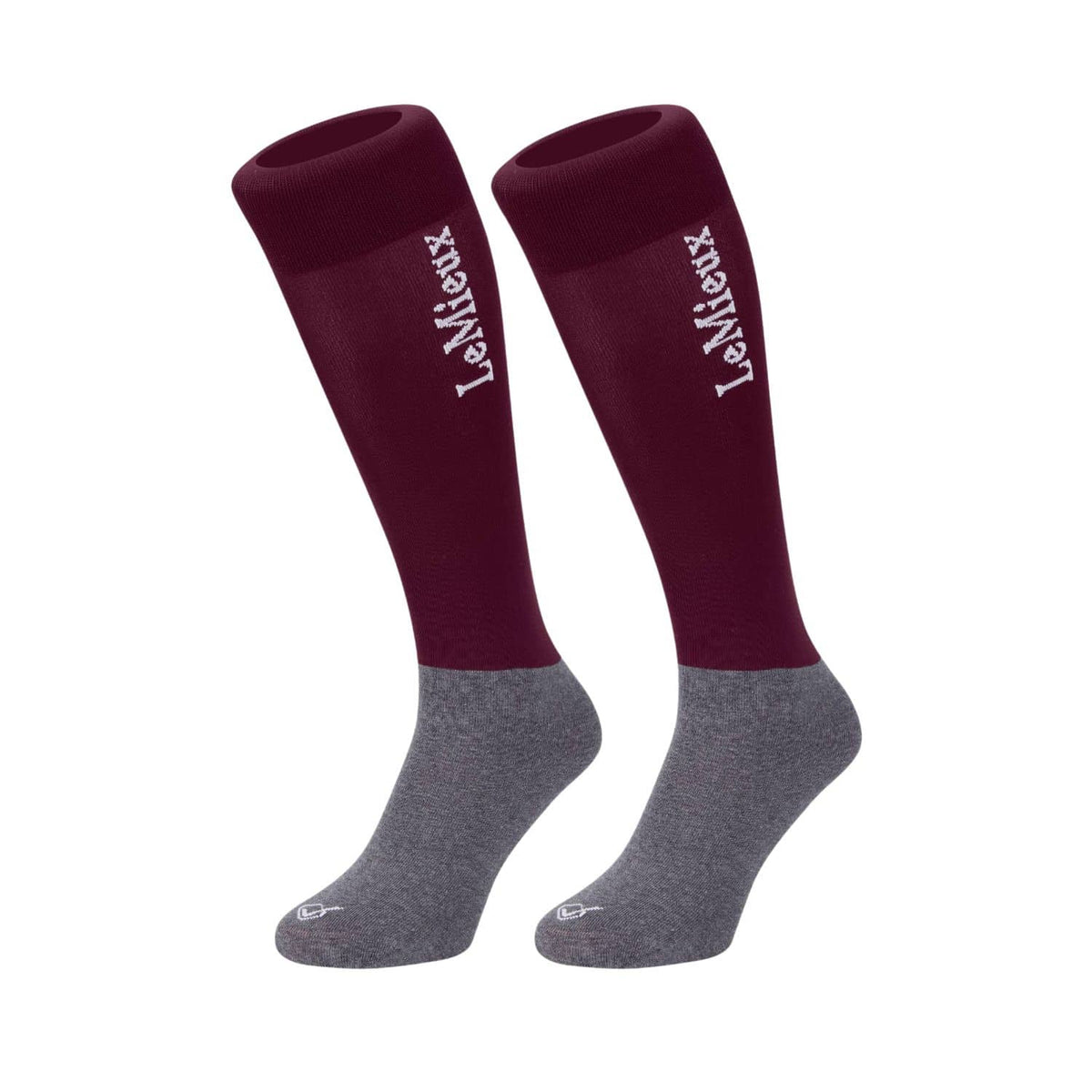 LeMieux Competition Sock (Twin Pack) - Burgundy image 0