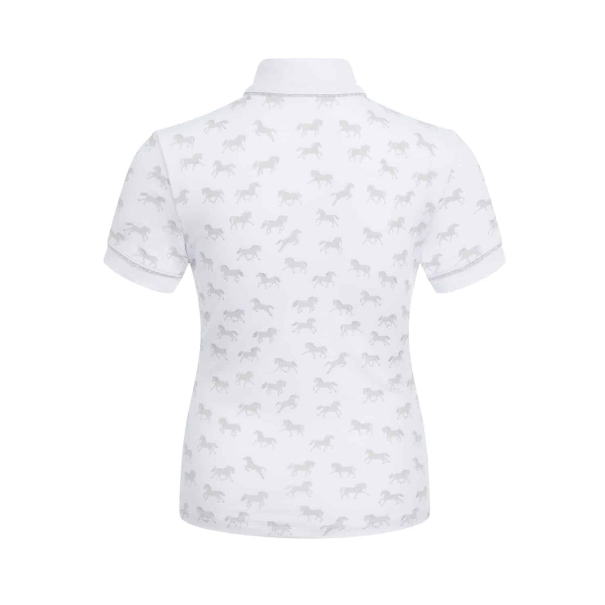 LeMieux Mini Bella Show Shirt - White/Ponies image 2