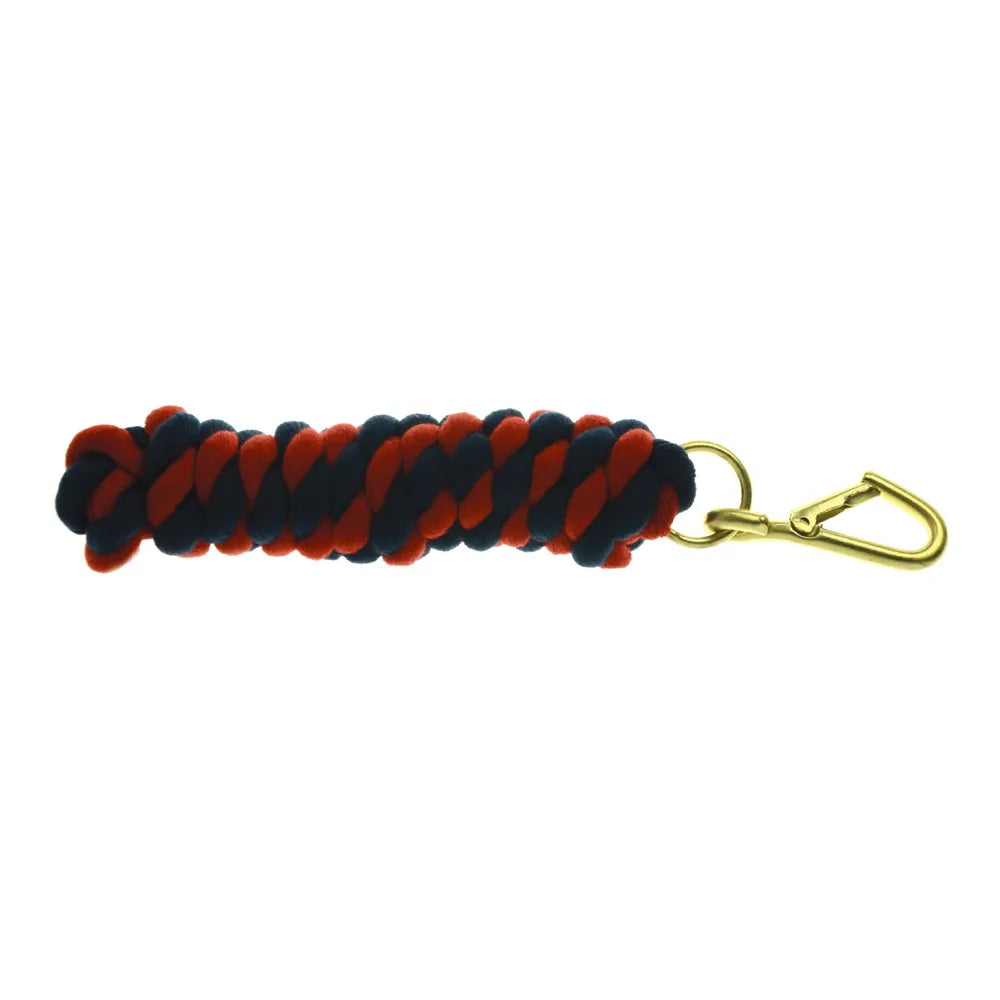 Hy Equestrian Two Tone Twisted Lead Rope - Red/Black image