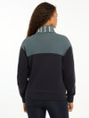 LeMieux Kali Quarter Zip Sweat - Navy/Petrol image 1