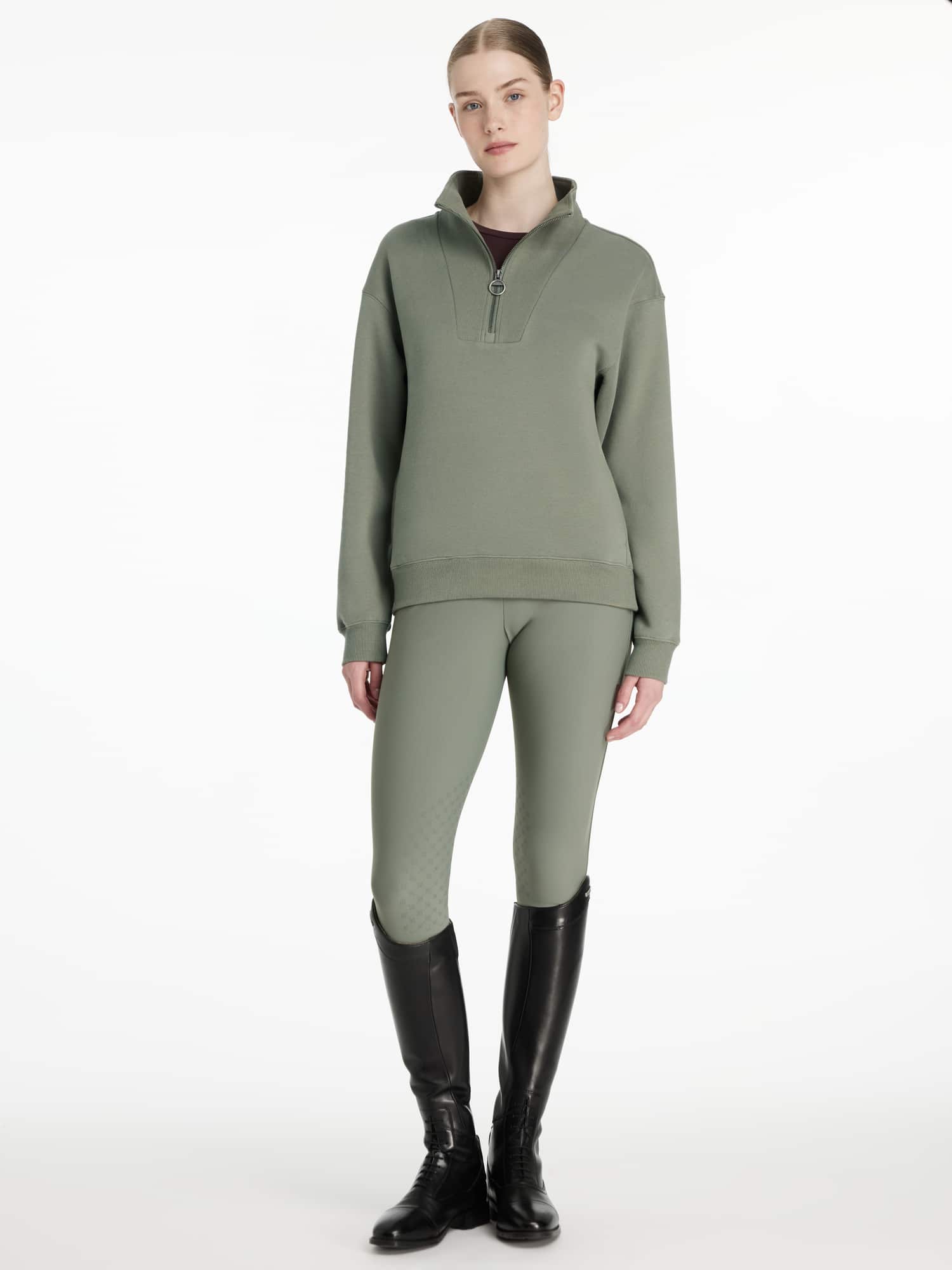 LeMieux Keira Quarter Zip Sweat - Rosemary image 1