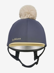 LeMieux Pom Hat Silk - Dusk/Mimosa image 0