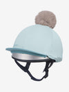 LeMieux Pom Hat Silk - Aqua/Lagoon image 1