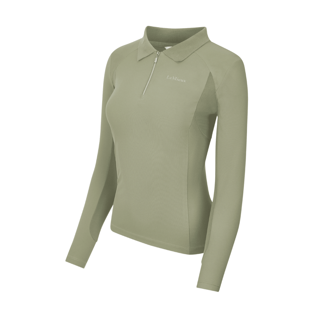 LeMieux Long Sleeve Sport Polo Shirt - Fern image 2