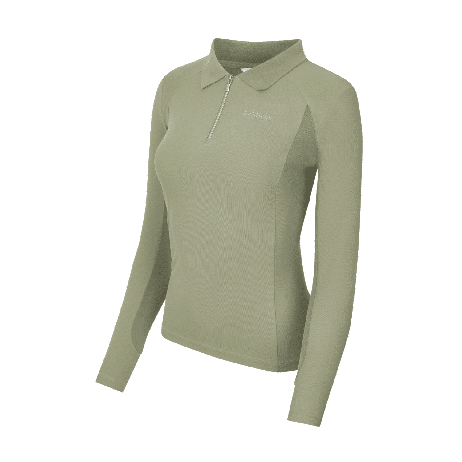 LeMieux Long Sleeve Sport Polo Shirt - Fern image 2
