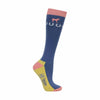 Hy Equestrian Newmarket Horse Print Socks (Pack 3) image 1