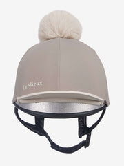LeMieux Pom Hat Silk - Pecan/Stone image 0