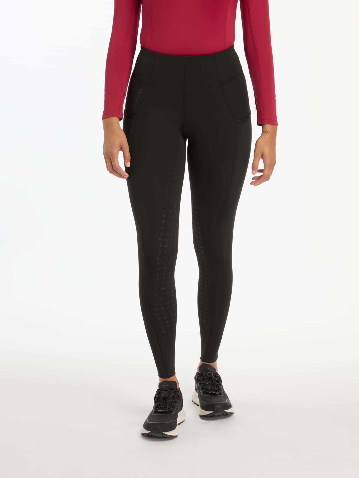 LeMieux Naomi Pull On Breeches - Black image 3