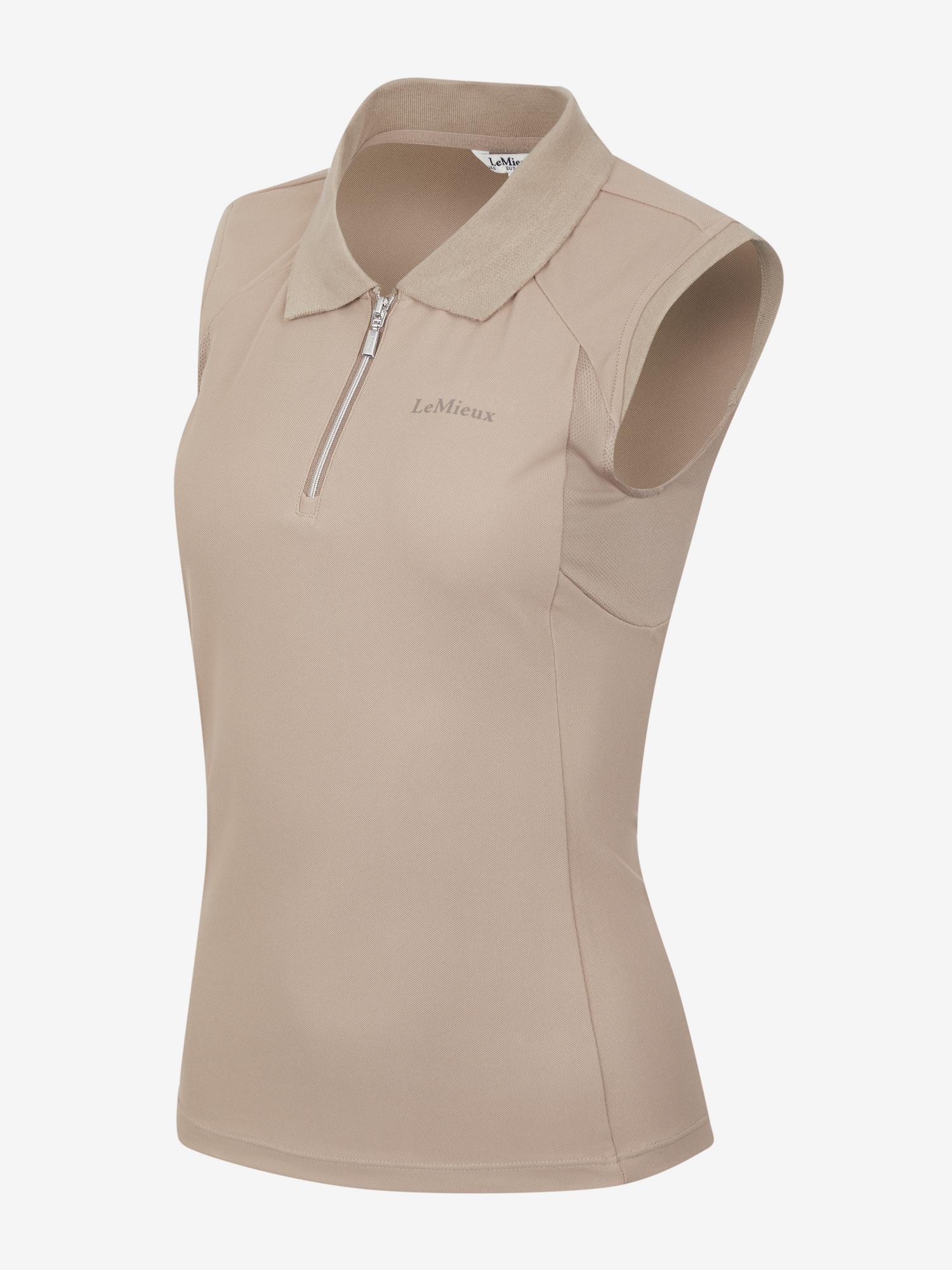 LeMieux Sleeveless Sport Polo - Mink image 2