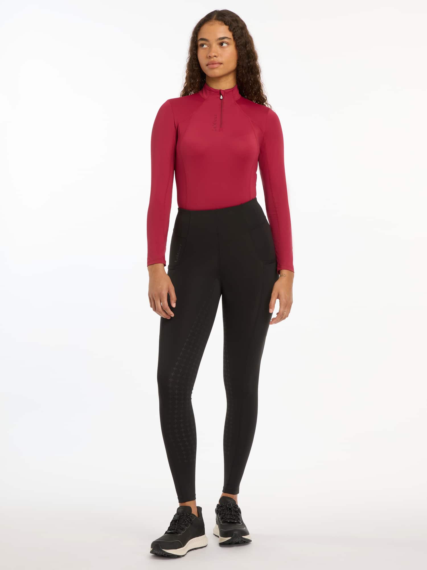 LeMieux Naomi Pull On Breeches - Black image 2