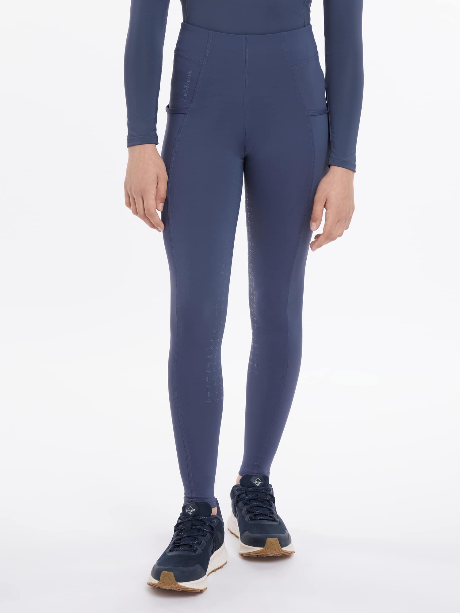 LeMieux Young Rider Orla Pull Ons - Dusk Blue image 1