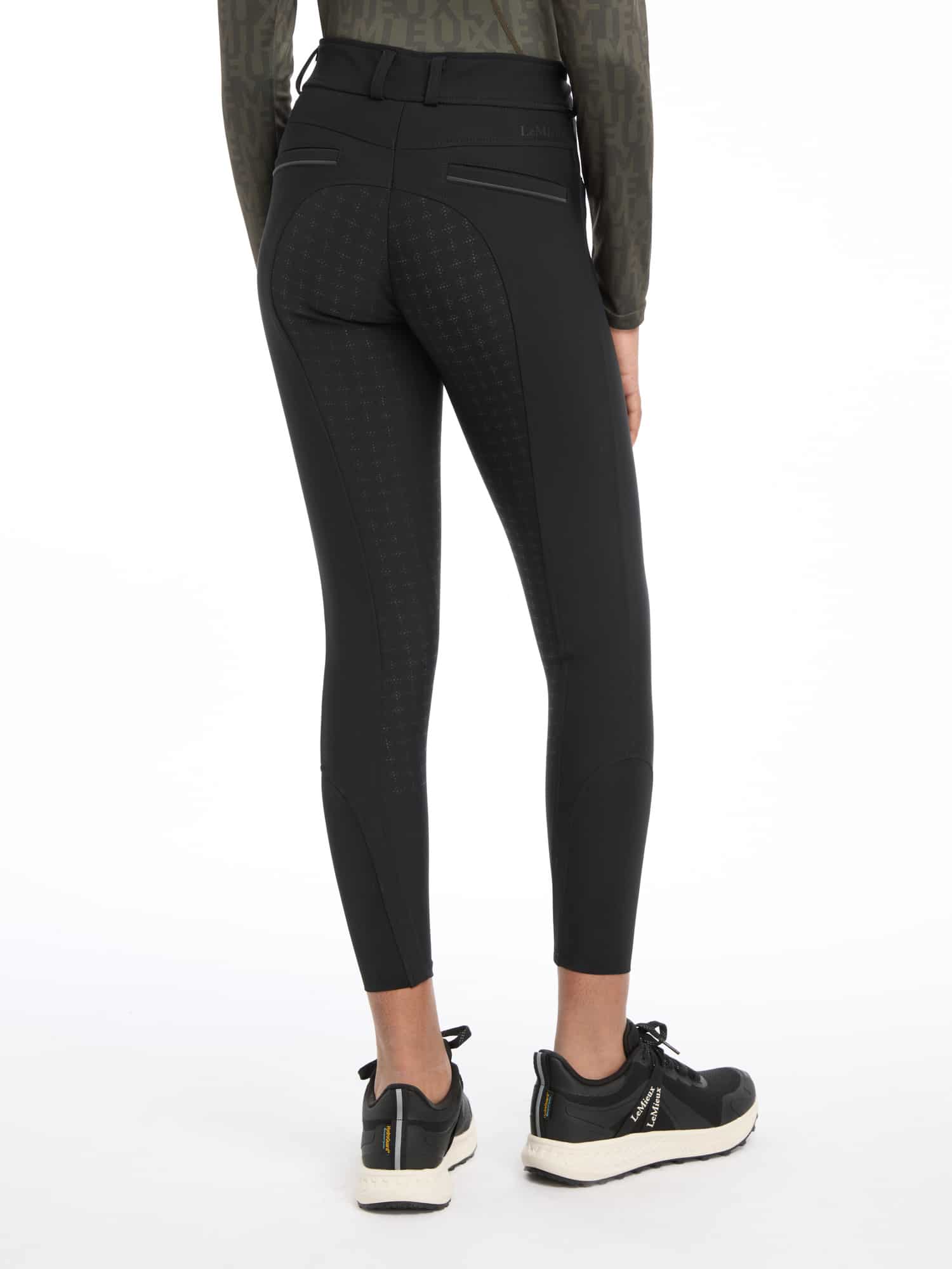 LeMieux Young Rider Izzy Full Seat Breeches - Black image 1