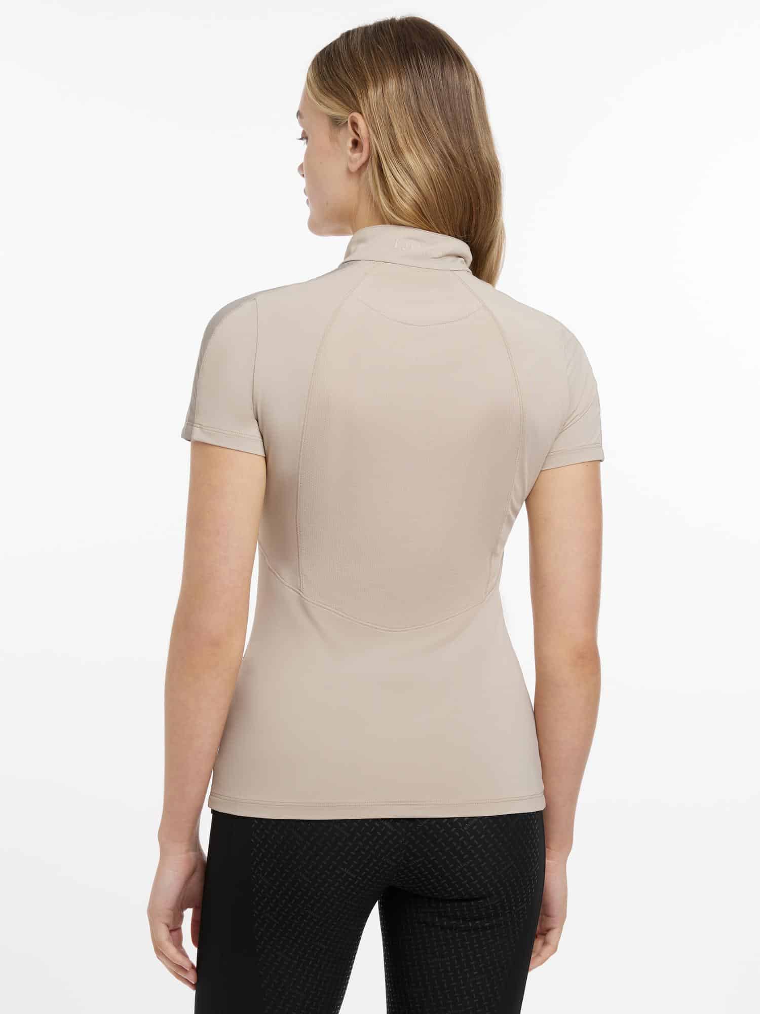 LeMieux Maria Mesh Short Sleeve Baselayer - Almond image 2