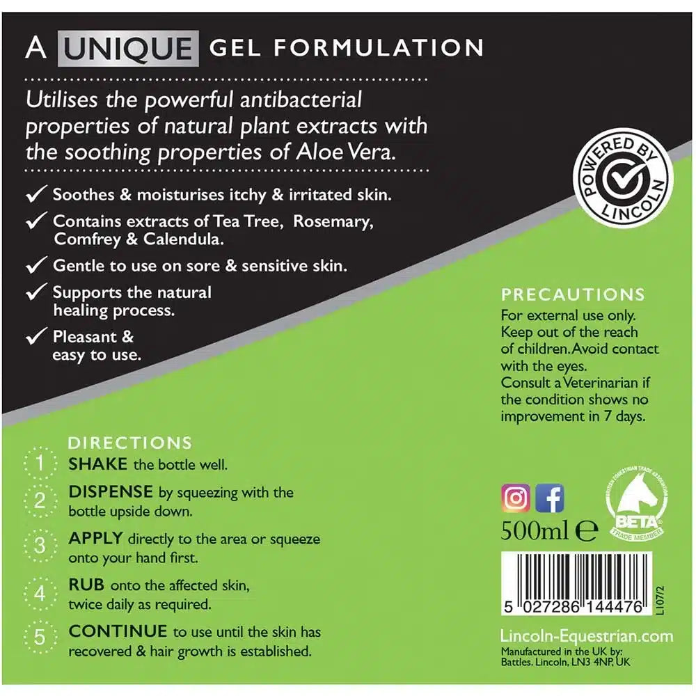Lincoln Magic Gel - 500ml Label
