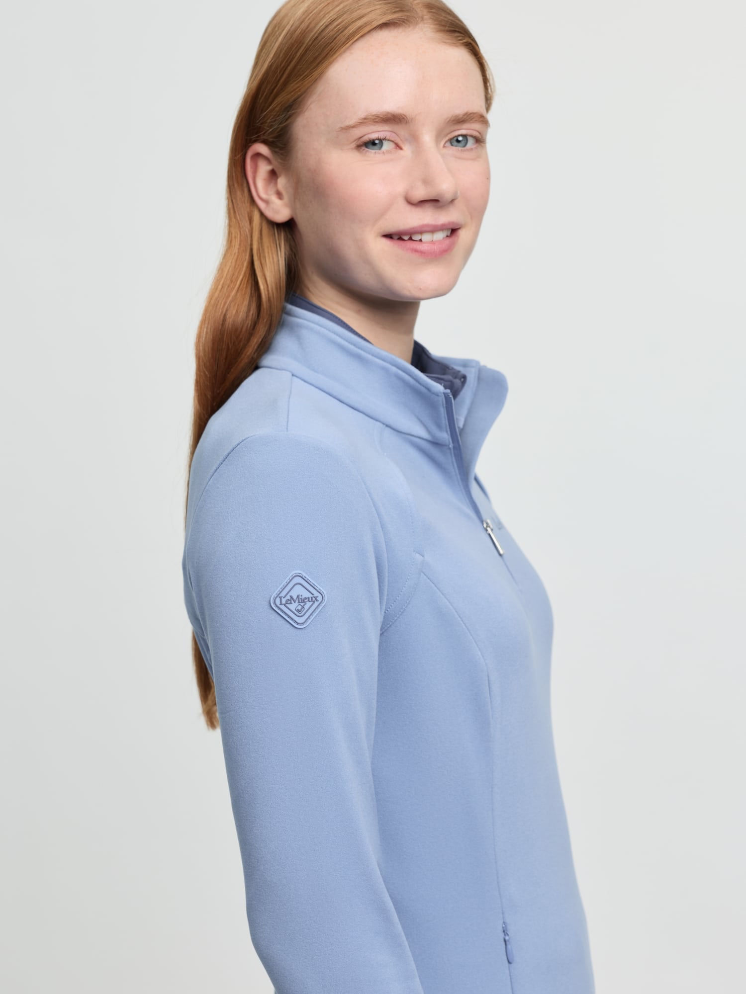 LeMieux Frances Quarter Zip Fleece - Powder Blue image 2