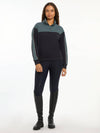 LeMieux Kali Quarter Zip Sweat - Navy/Petrol image 5