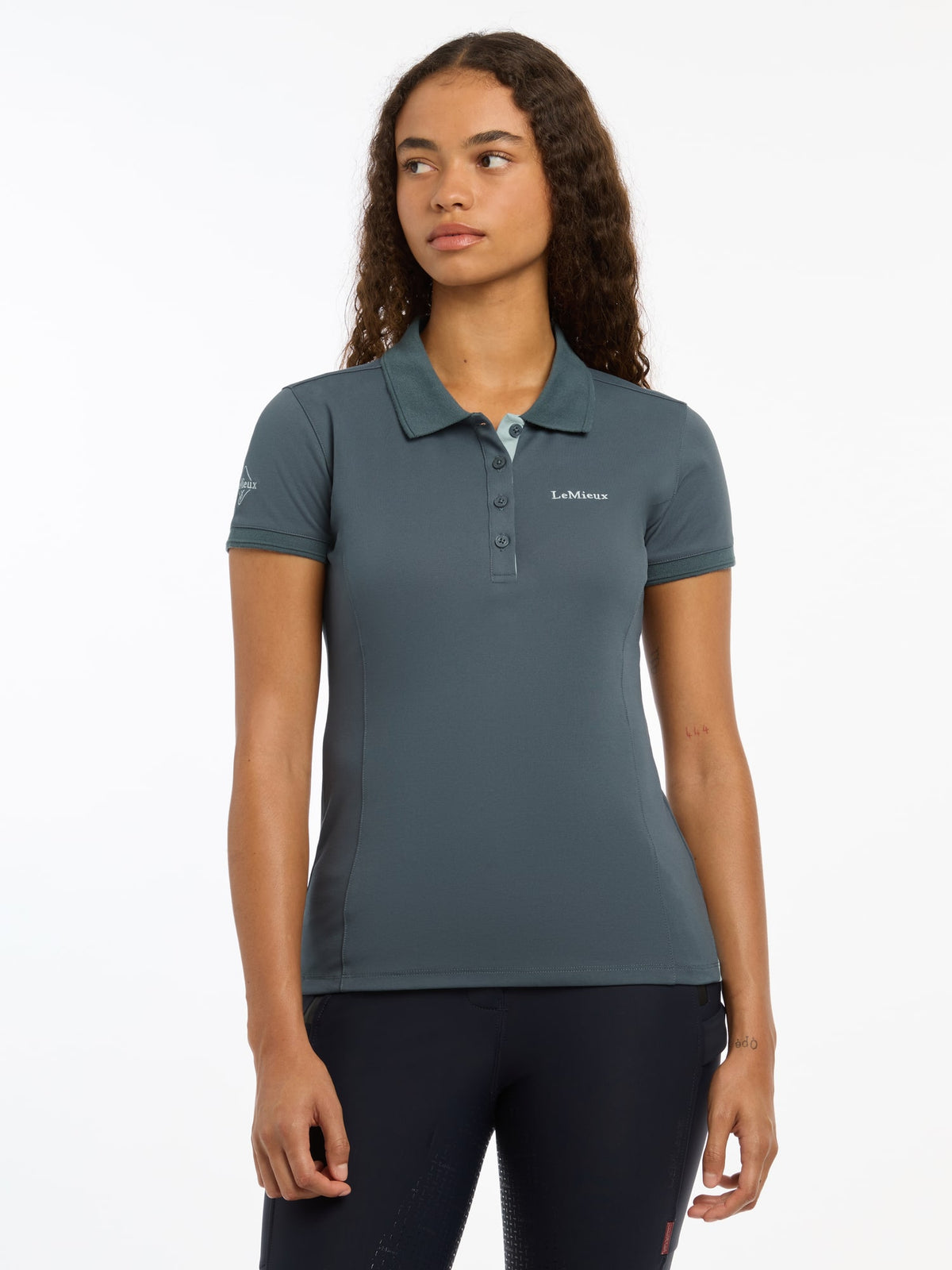 LeMieux Classique Polo Shirt - Petrol image 5