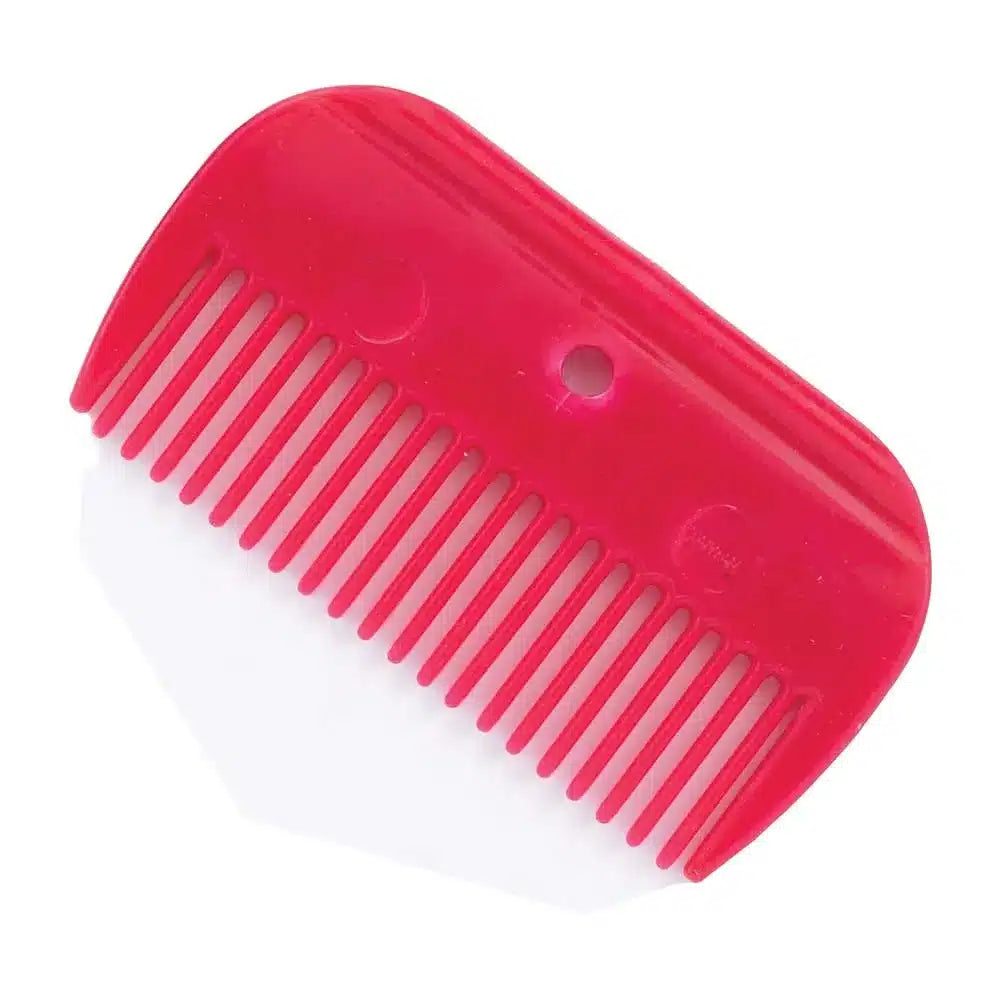 Lincoln Plastic Mane Comb - Red image