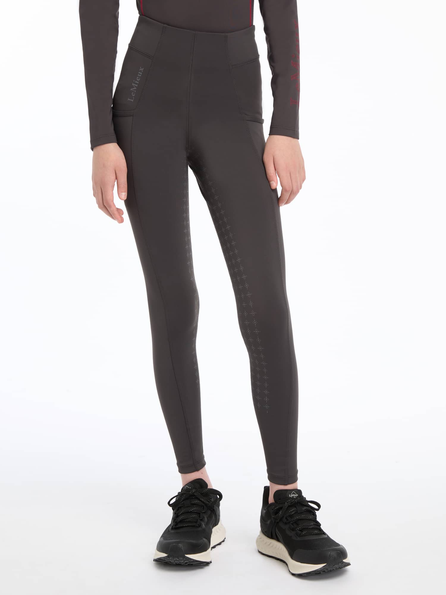 LeMieux Young Rider Orla Pull Ons - Cinder image 1