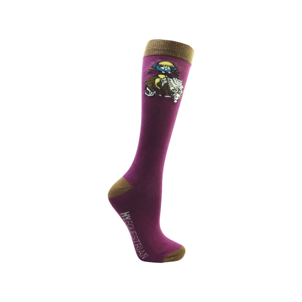 Hy Equestrian Thelwell Collection Pony Friends Socks (Pack of 3) image 3