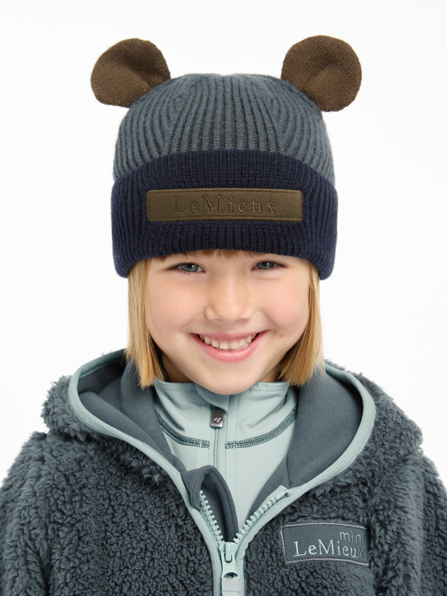 LeMieux Mini Bear Beanie - Petrol image 1