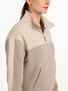 LeMieux Kali Quarter Zip Sweat - Ash/Stone image 3
