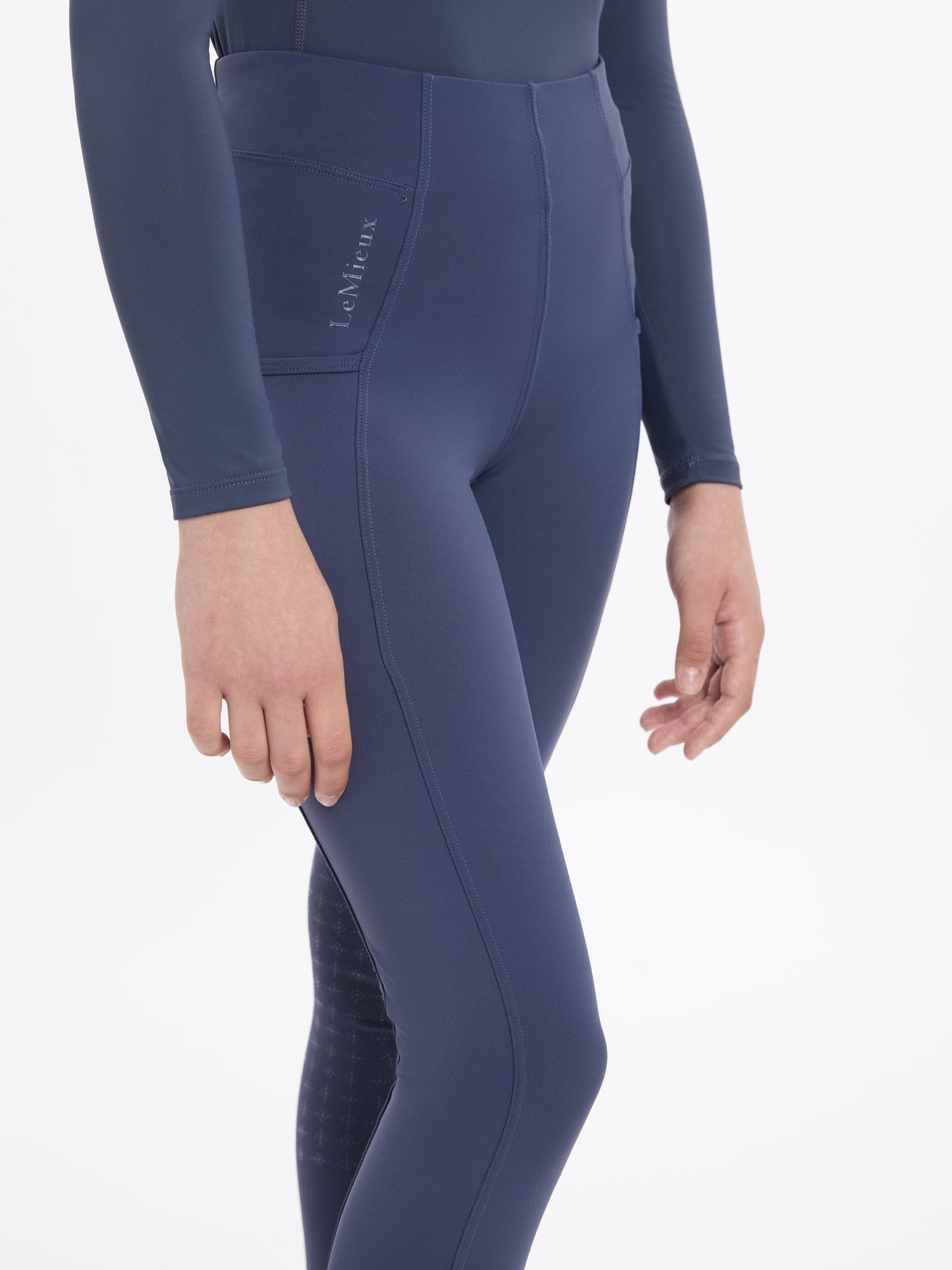 LeMieux Young Rider Orla Pull Ons - Dusk Blue image 2