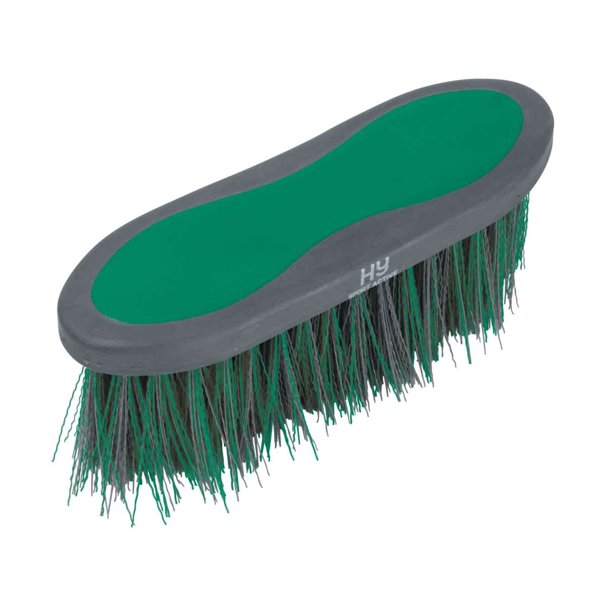 Hy Sport Active Long Bristle Dandy Brush - Emerald Green